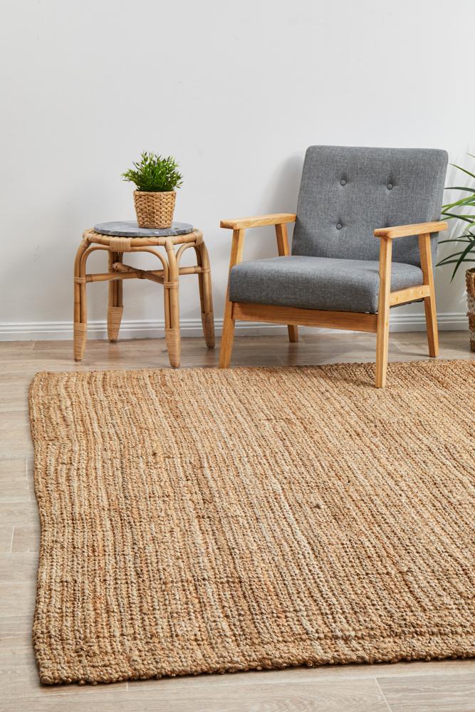 ATR BKR natural rug with subtle texture