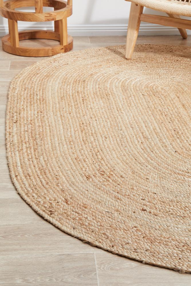 Bondi In Natural : Oval Rug