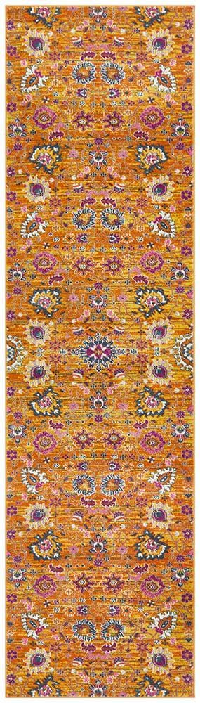 Babylon in Gold and Rust : Runner Rug