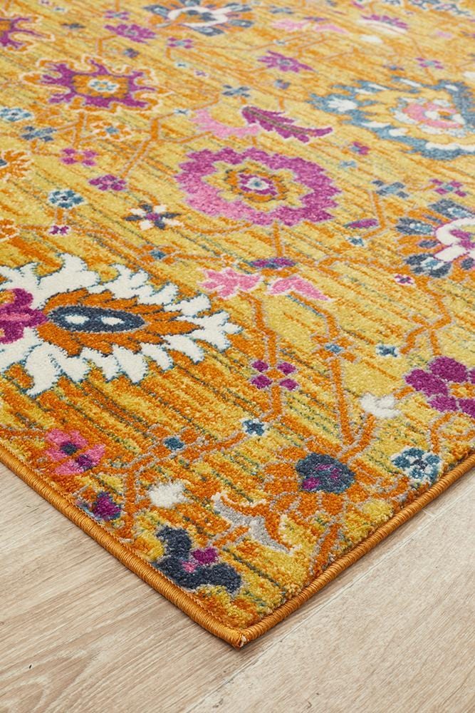 Babylon in Gold and Rust Rug
