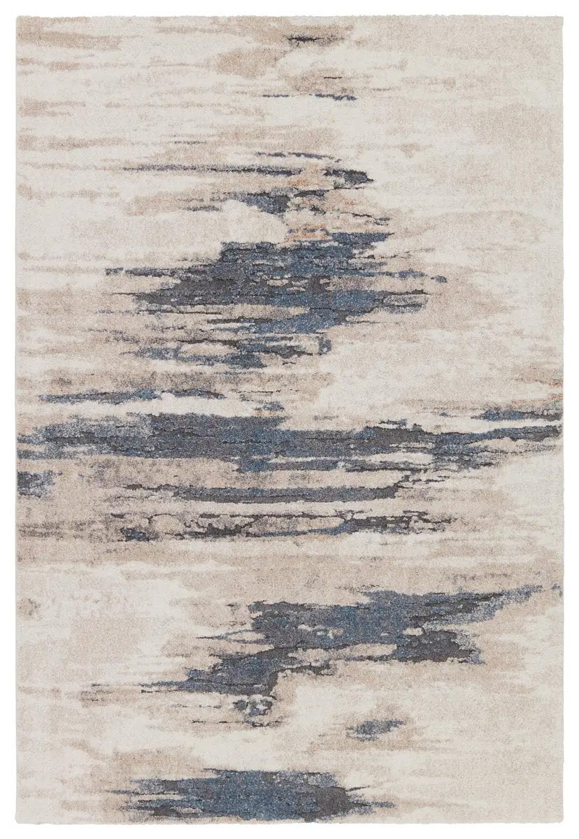 White polar washable rug with soft fluffy texture