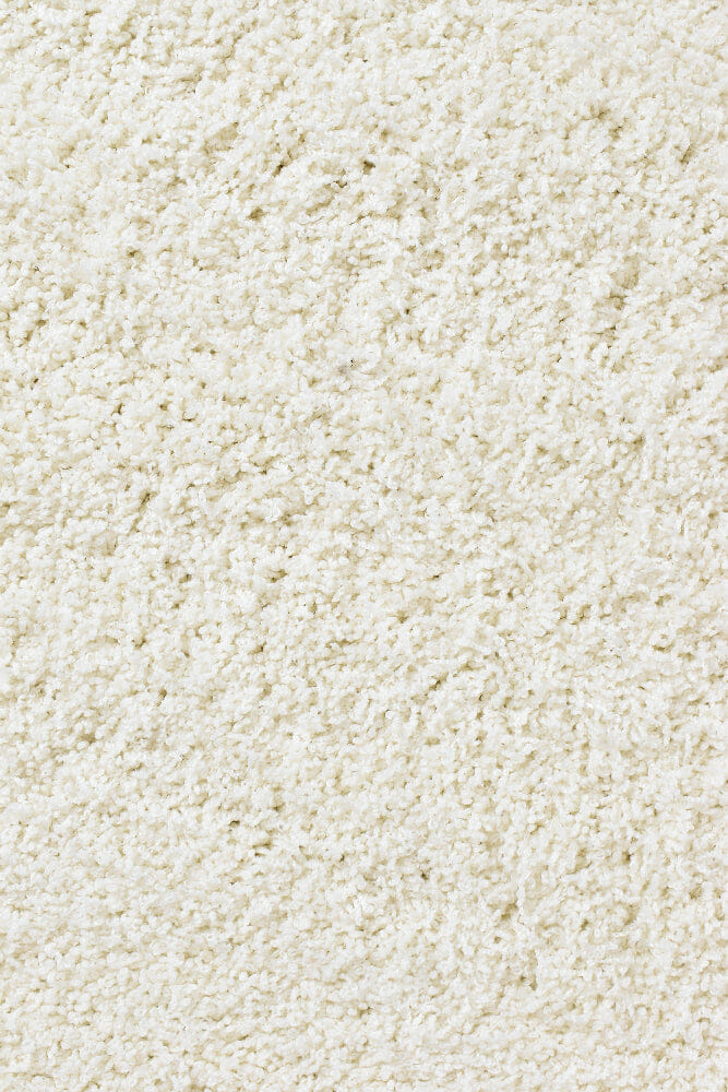 Lila Monochromatic Genteel Elegance Shaggy Pile 060 In Snow White Rug