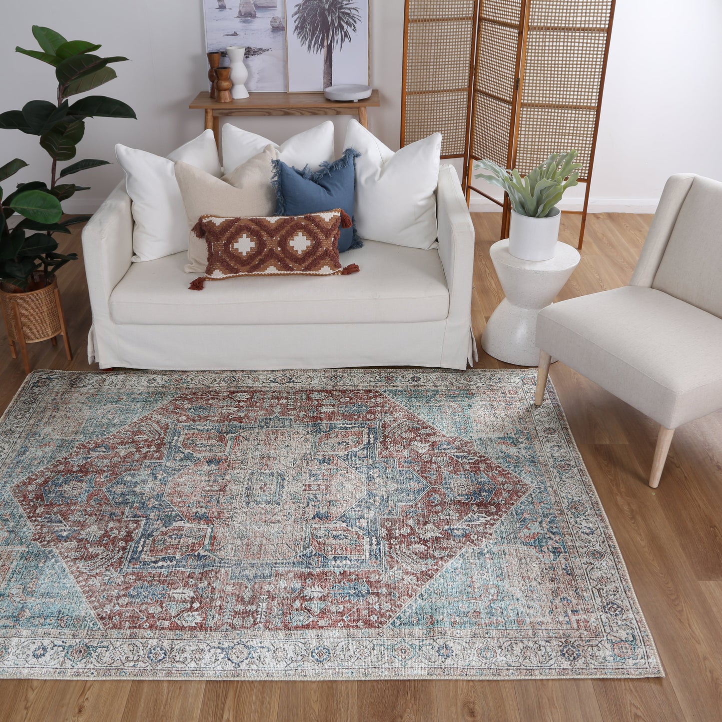 Euphrates Kutha In Multicolour Rug