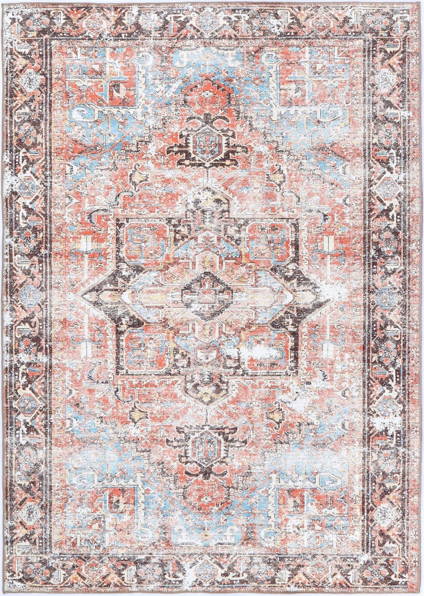 Patina Machine Washable In Multicolour Rug