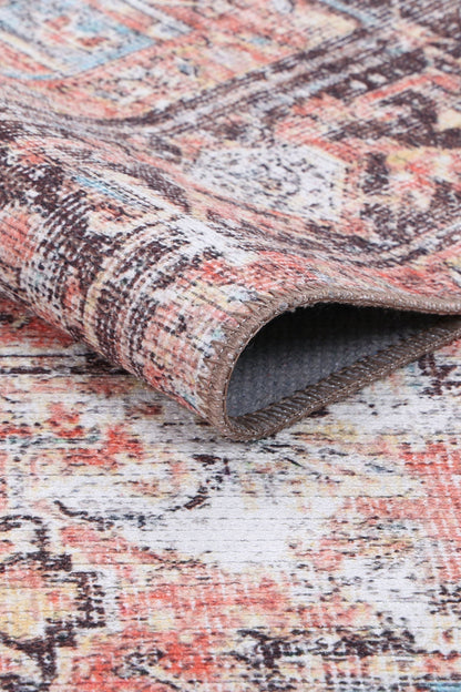 Patina Machine Washable In Multicolour Rug