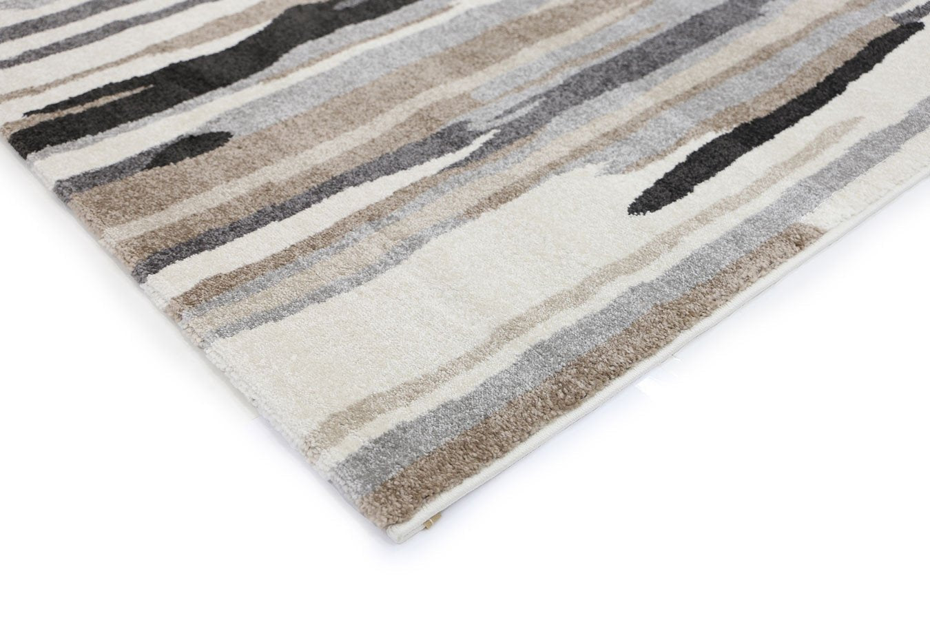 Moreau Ismerie Grey & Beige Abstract Rug