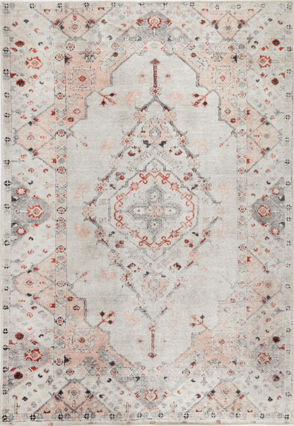 Sauville Blush In Multicolour Rug