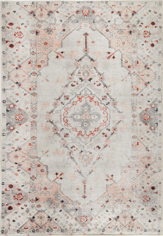 Sauville Blush In Multicolour Rug