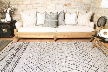 Alma Scandi Design In Silver Rug