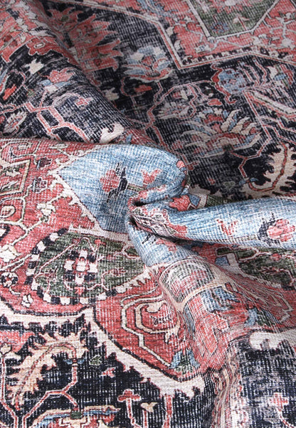 Distressed Vintage Kendra In Multicolour Rug