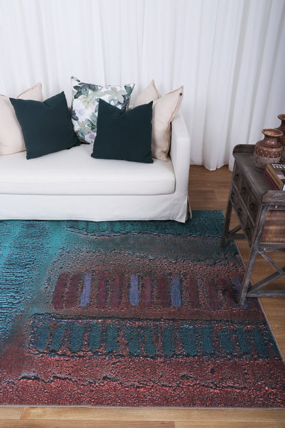 Borii By Saretta In Blue Rug