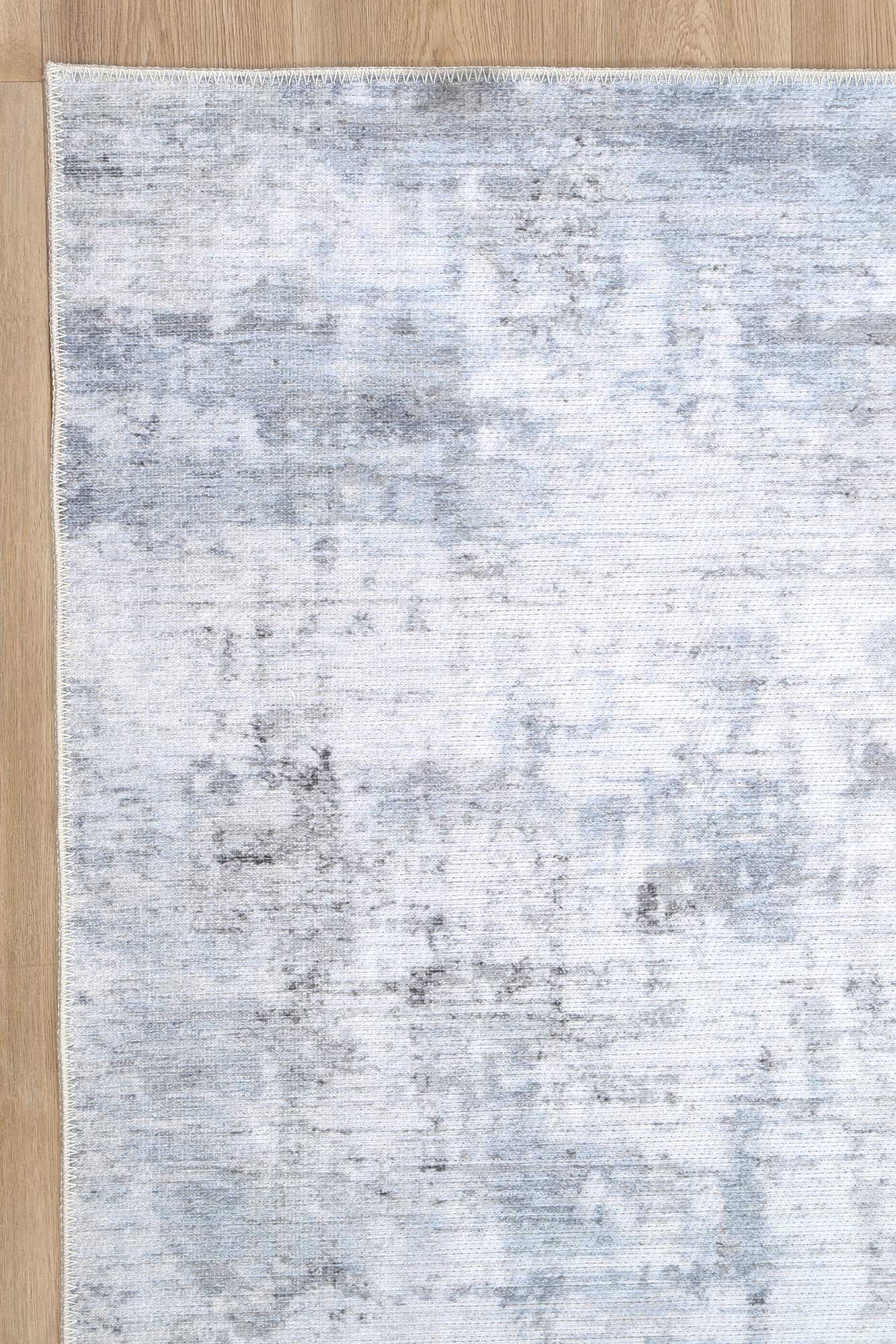 Abstract Evalina In Grey Rug