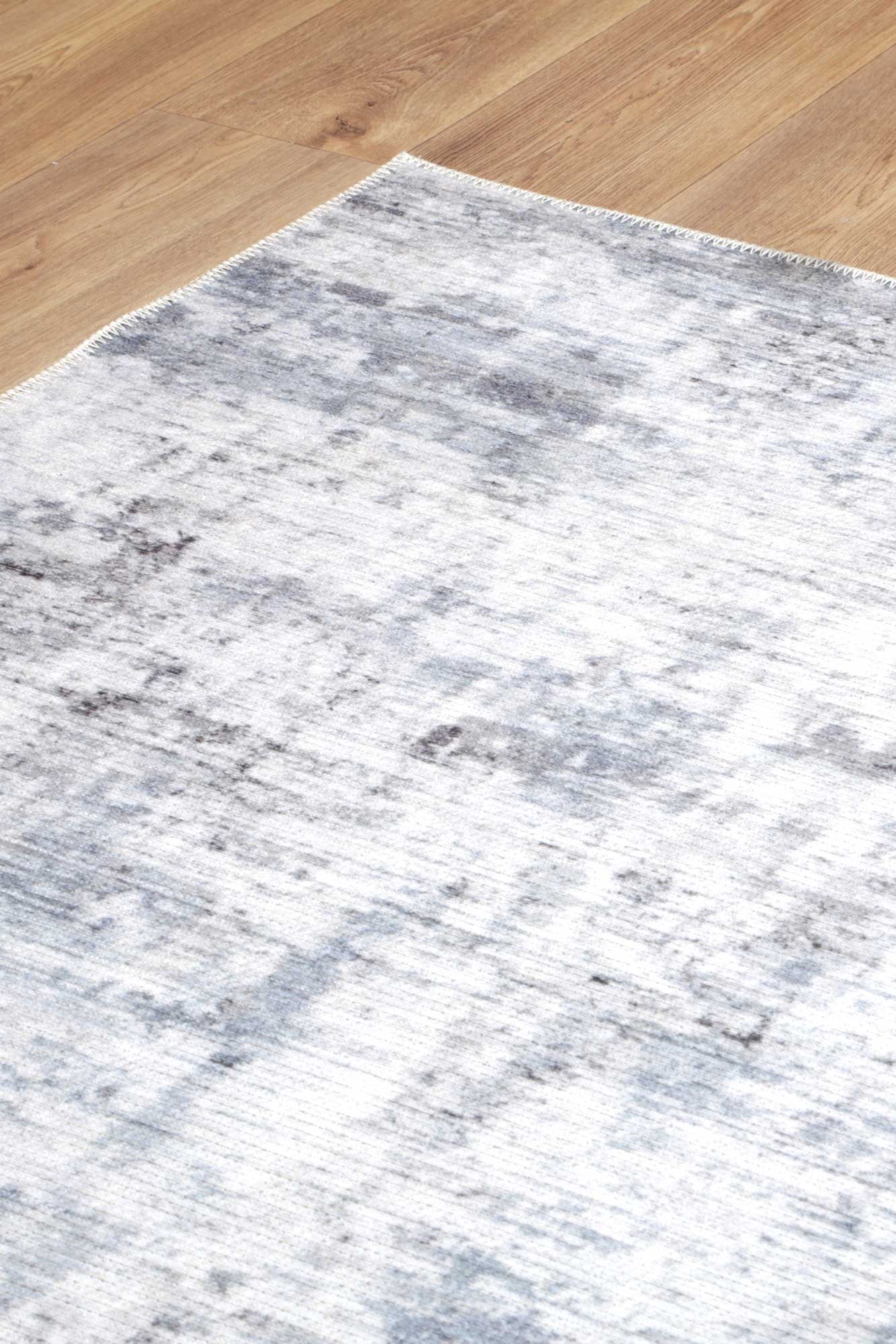 Abstract Evalina In Grey Rug