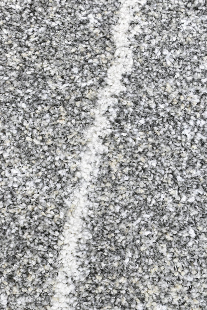 Alpha Shaggy Bedrock In Grey Rug