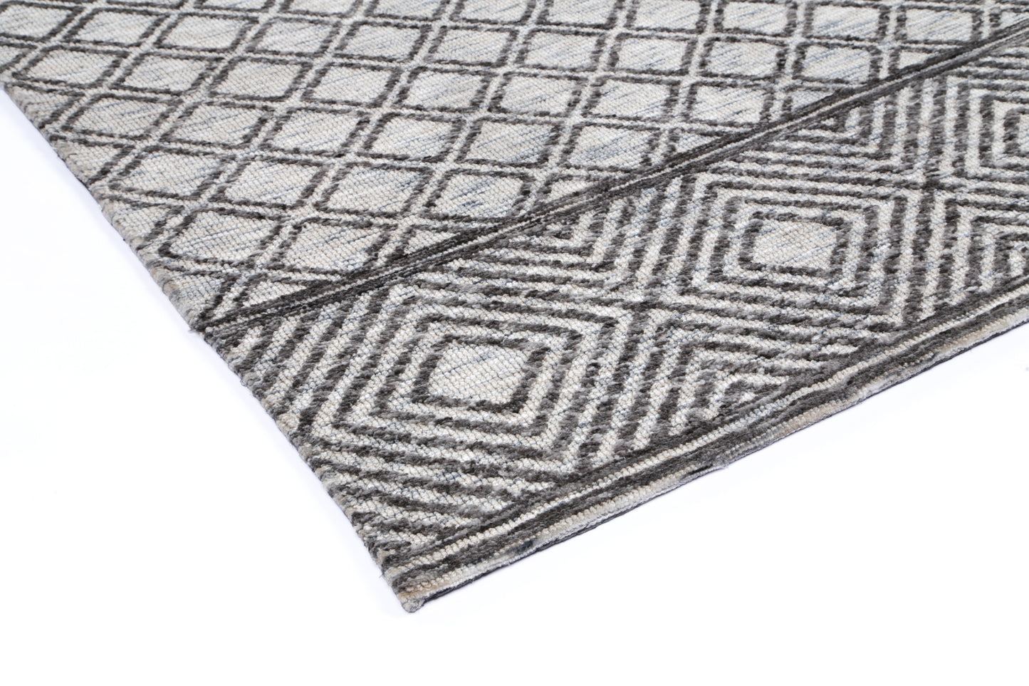 Ambarsar Ajnala Blend In Black & White Rug