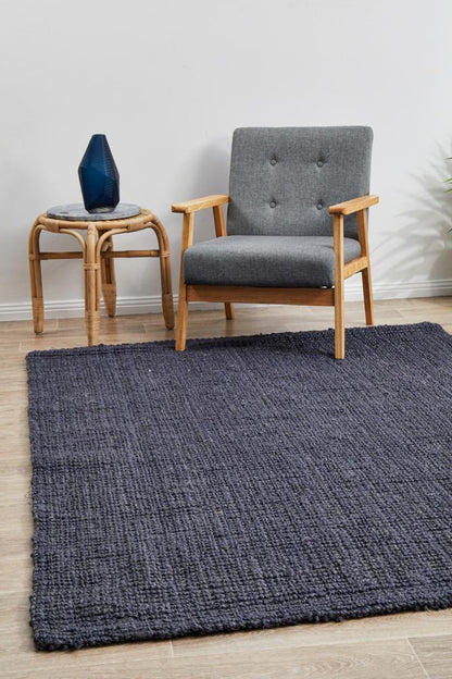 Barker in Navy Rug