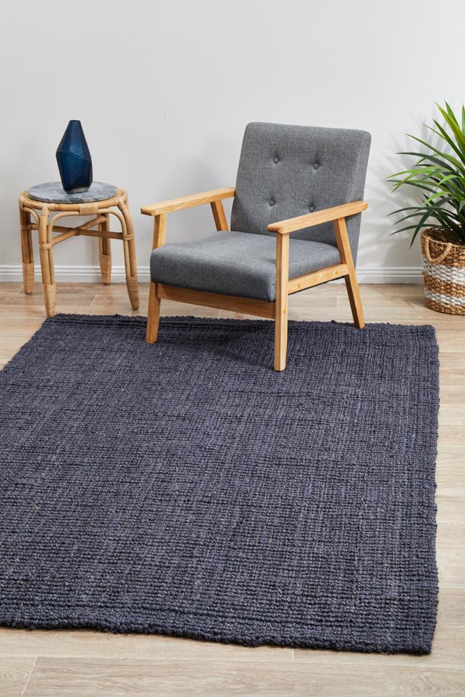 Barker in Navy Rug