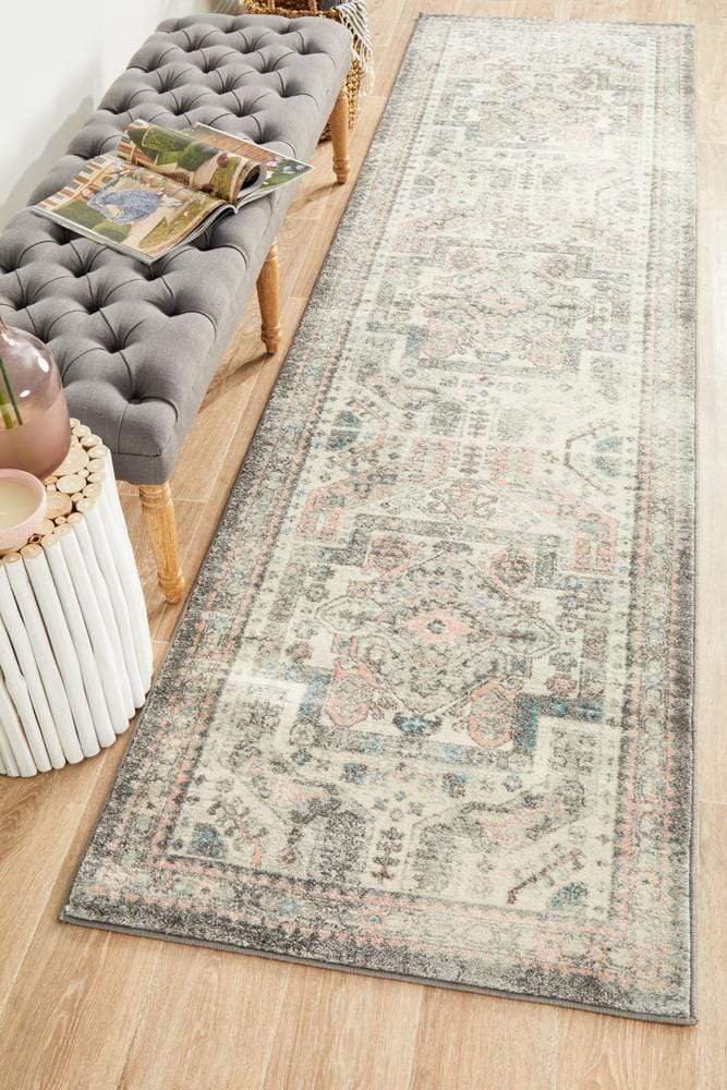 Avenue in Silver : Runner Rug