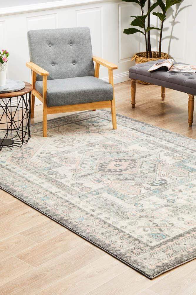 Avenue in Silver Rug