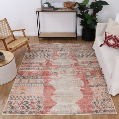 Amira Moroccan Dusk In Pink Rug