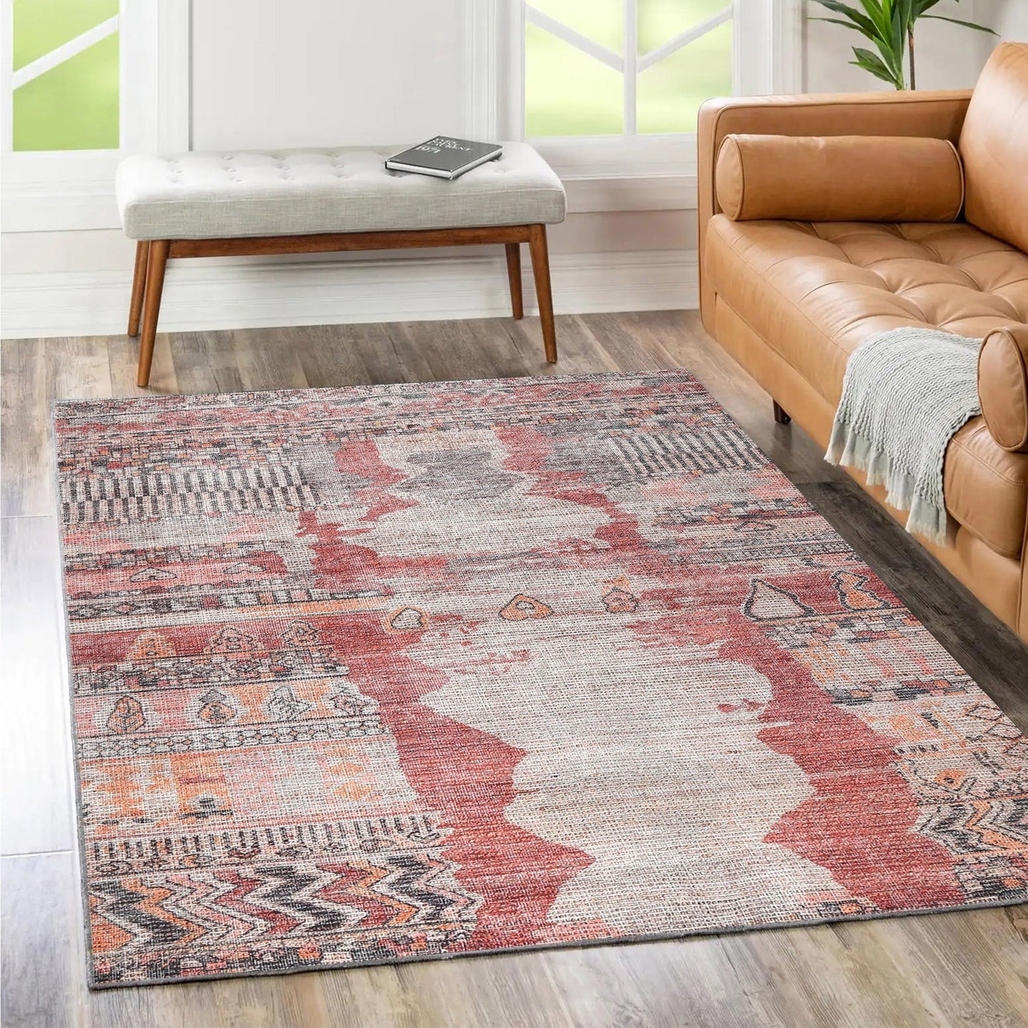 Amira Moroccan Dusk In Pink Rug