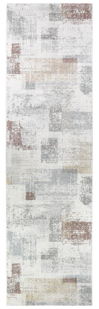 Chester 90 In Light Grey : Runner Rug