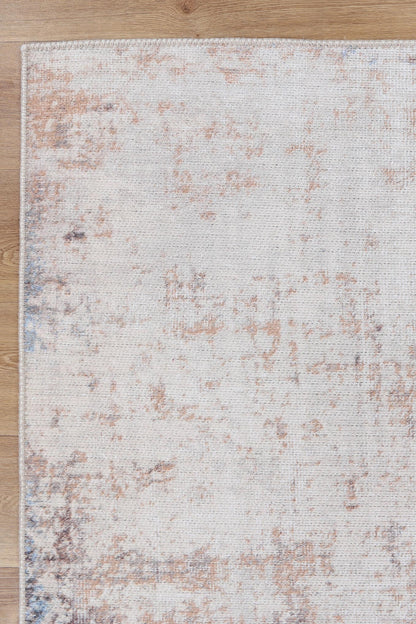 Euphrates Hafriyat In White & Blue Rug