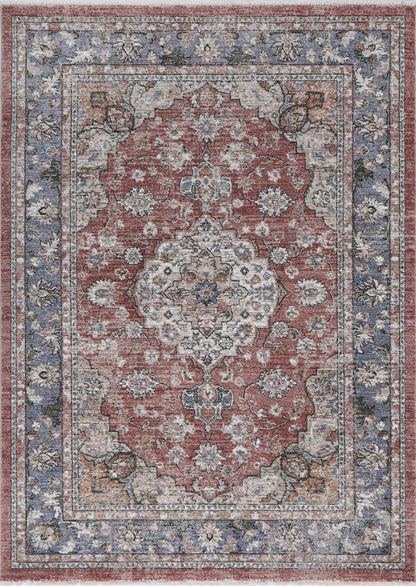 Baile Overlea Vintage Inspired In Brown Rug