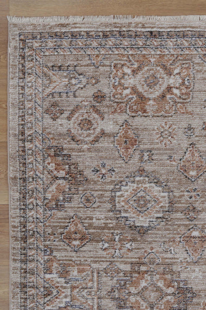 Baile Upton Vintage Inspired In Brown Rug