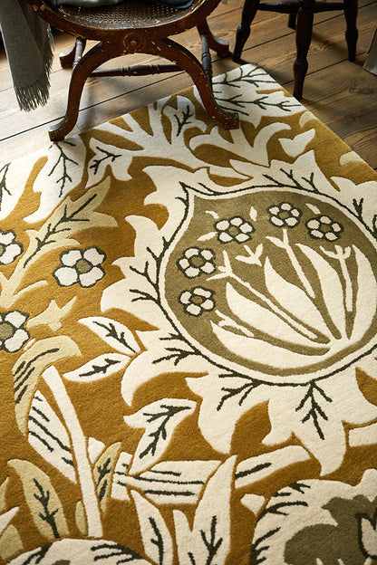 Morris & Co Elmcote 127806 In Gold Rug