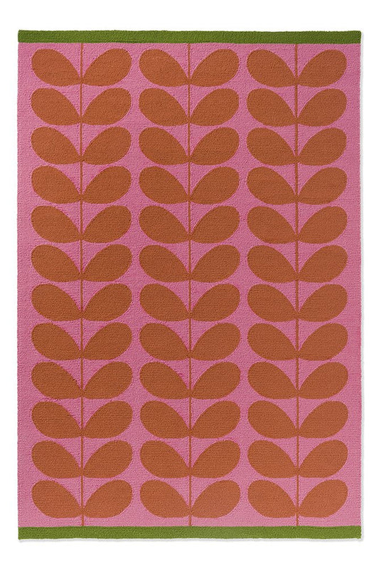 OR Solid Stem-Paprika 463601 In Pink Rug