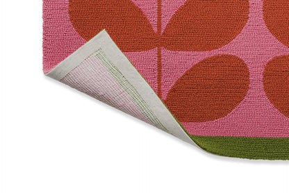 OR Solid Stem-Paprika 463601 In Pink Rug