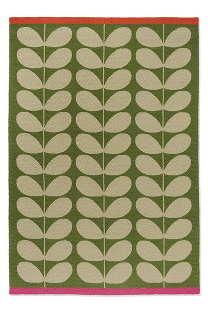 OR Solid Stem-Basil 463607 In Green Rug