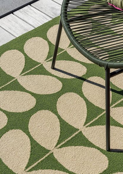 OR Solid Stem-Basil 463607 In Green Rug