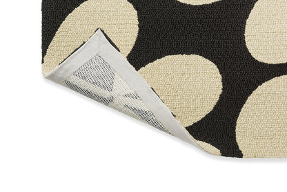 OR Stem Sprig-Monochrome 463905 In Black & White Rug