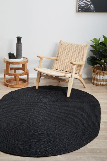 Bondi In Black : Oval Rug