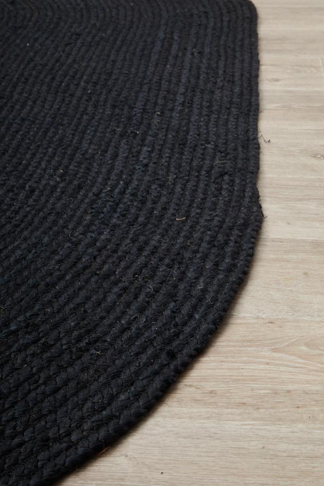 Bondi In Black : Oval Rug