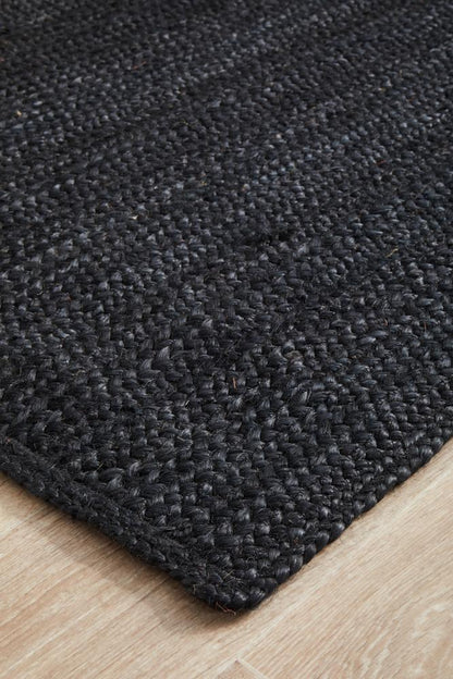 Bondi In Black : Runner Rug