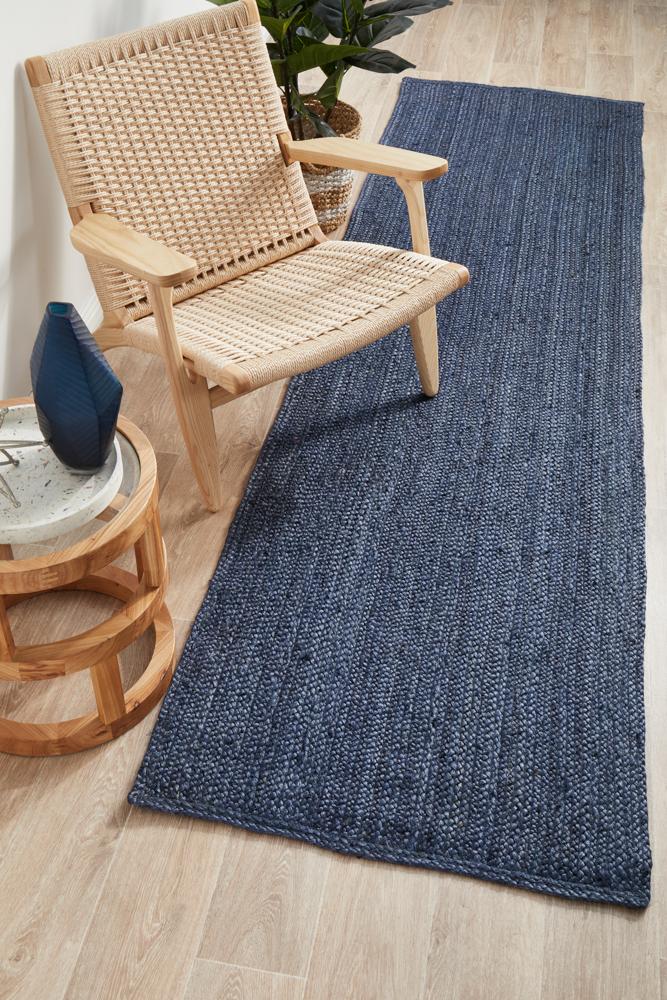 Bondi In Navy : Runner Rug