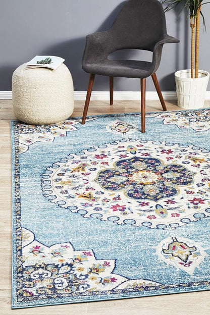 Babylon in Light Blue Rug