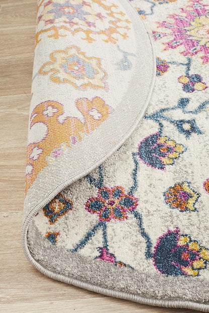 Babylon Lily in Multi Coloured : Round Rug