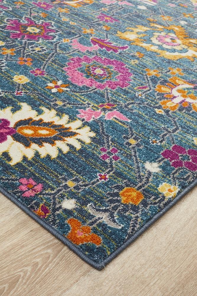 Babylon Floral in Blue Rug