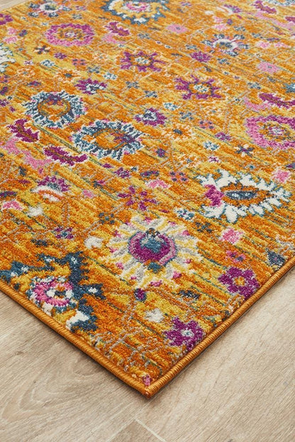 Babylon in Gold and Rust : Runner Rug