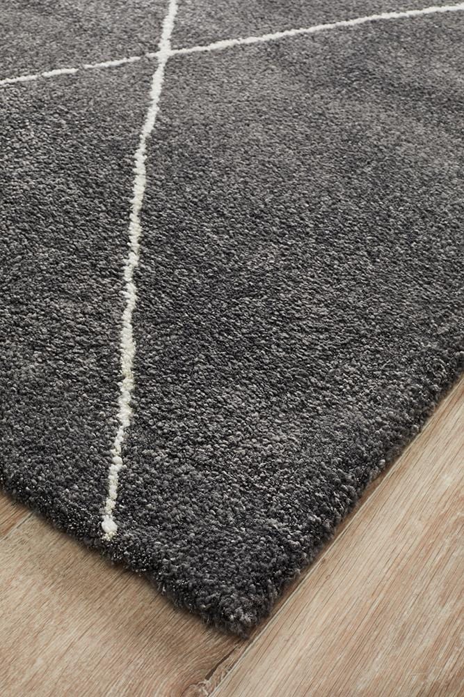 Rug Culture Broadway 931 Charcoal