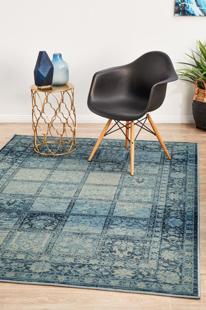 Calypso Squares In Blue Rug