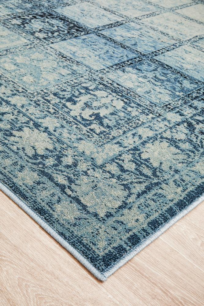 Calypso Squares In Blue Rug