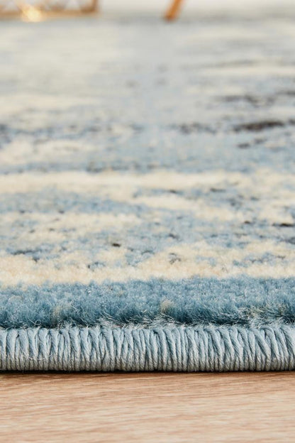 Calypso Palm In Blue Rug