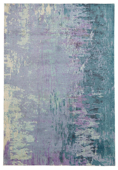 City In Violet Rug