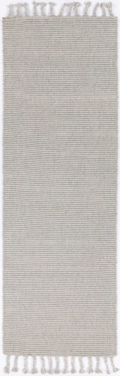 Goa Textured Wool Blend In Grey Rug
