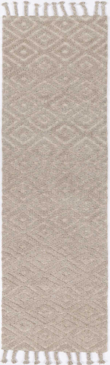 Goa Diamond Wool Blend In Brown Rug